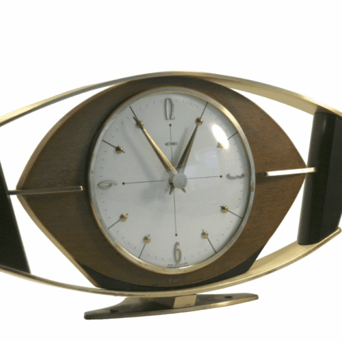 Vintage Clock, Metamec, Mantel Clock, 1960s, Battery Operated