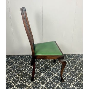 Antique Edwardian mahogany side chair, wooden furniture, bedroom chair