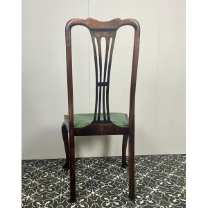 Antique Edwardian mahogany side chair, wooden furniture, bedroom chair