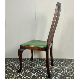 Antique Edwardian mahogany side chair, wooden furniture, bedroom chair