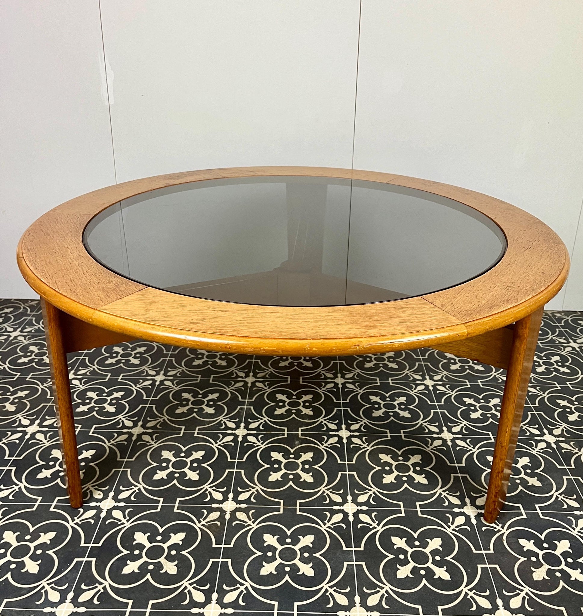 Bohemian Vintage Teak Coffee Table