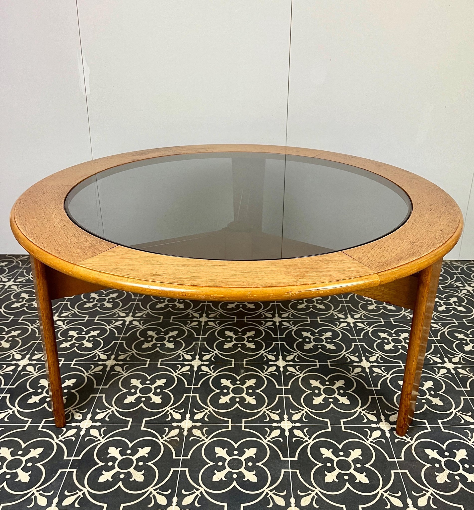 Bohemian Vintage Teak Coffee Table