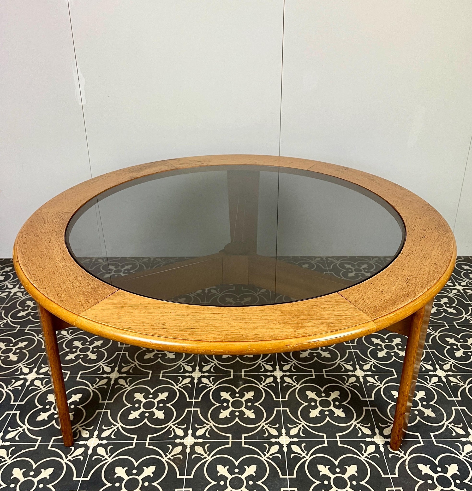 Bohemian Vintage Teak Coffee Table
