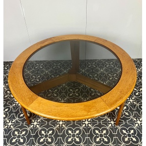 Bohemian Vintage Teak Coffee Table