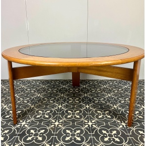 Bohemian Vintage Teak Coffee Table