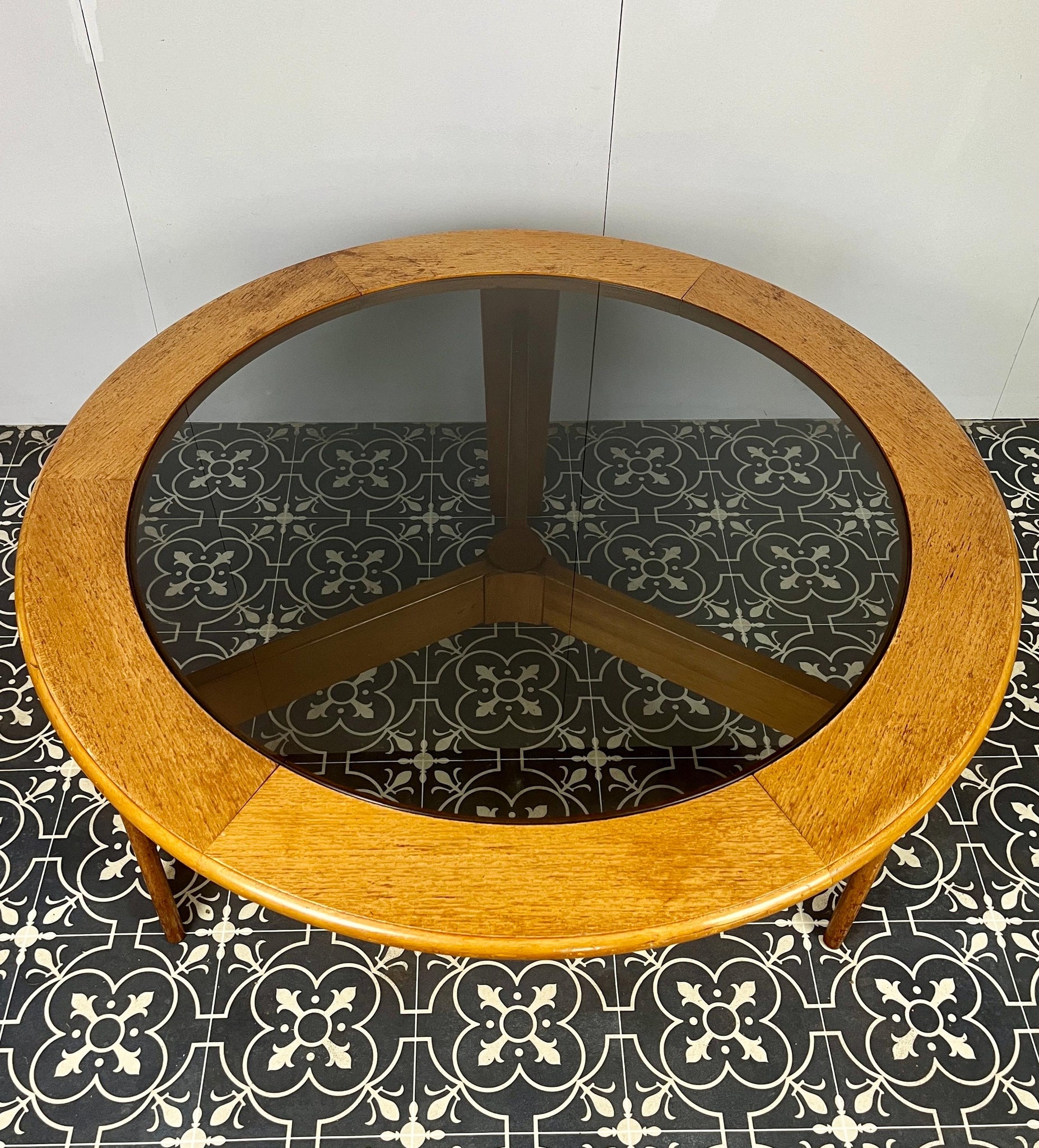 Bohemian Vintage Teak Coffee Table