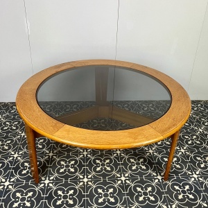Bohemian Vintage Teak Coffee Table