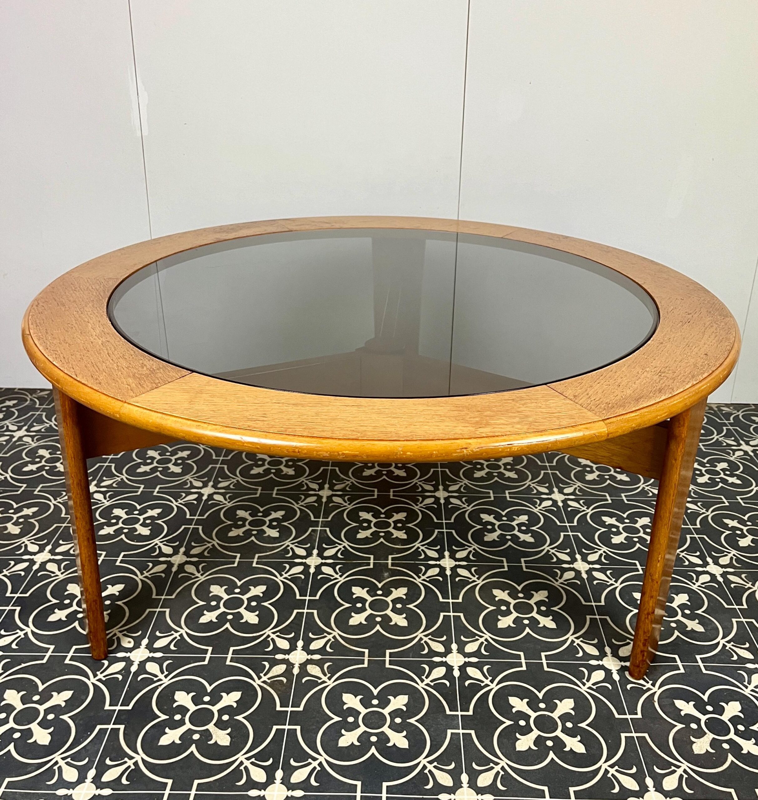 Bohemian Vintage Teak Coffee Table