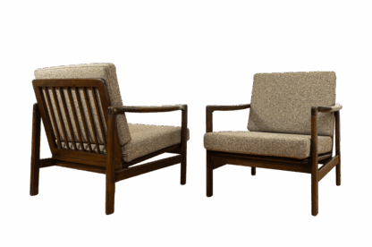 Pair of B-7522 armchairs by Zenon Bączyk, Poland, 1960’S