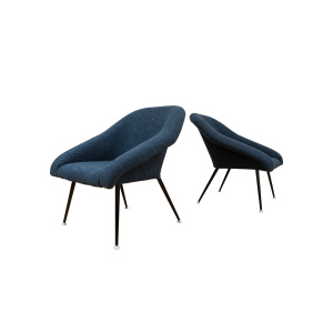 Pair of Köln1 chairs by VEB Sitzmöbelwerke, Germany, 1970s