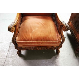 Pair of armchairs, early 20th C