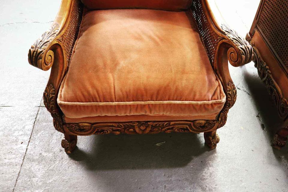 Pair of armchairs, early 20th C