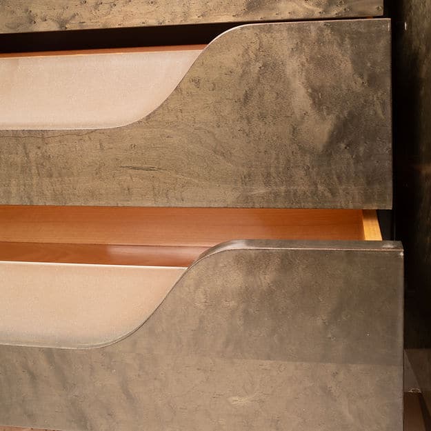 "Moonlight" sideboard by Luciano Frigerio for Frigerio di Desio