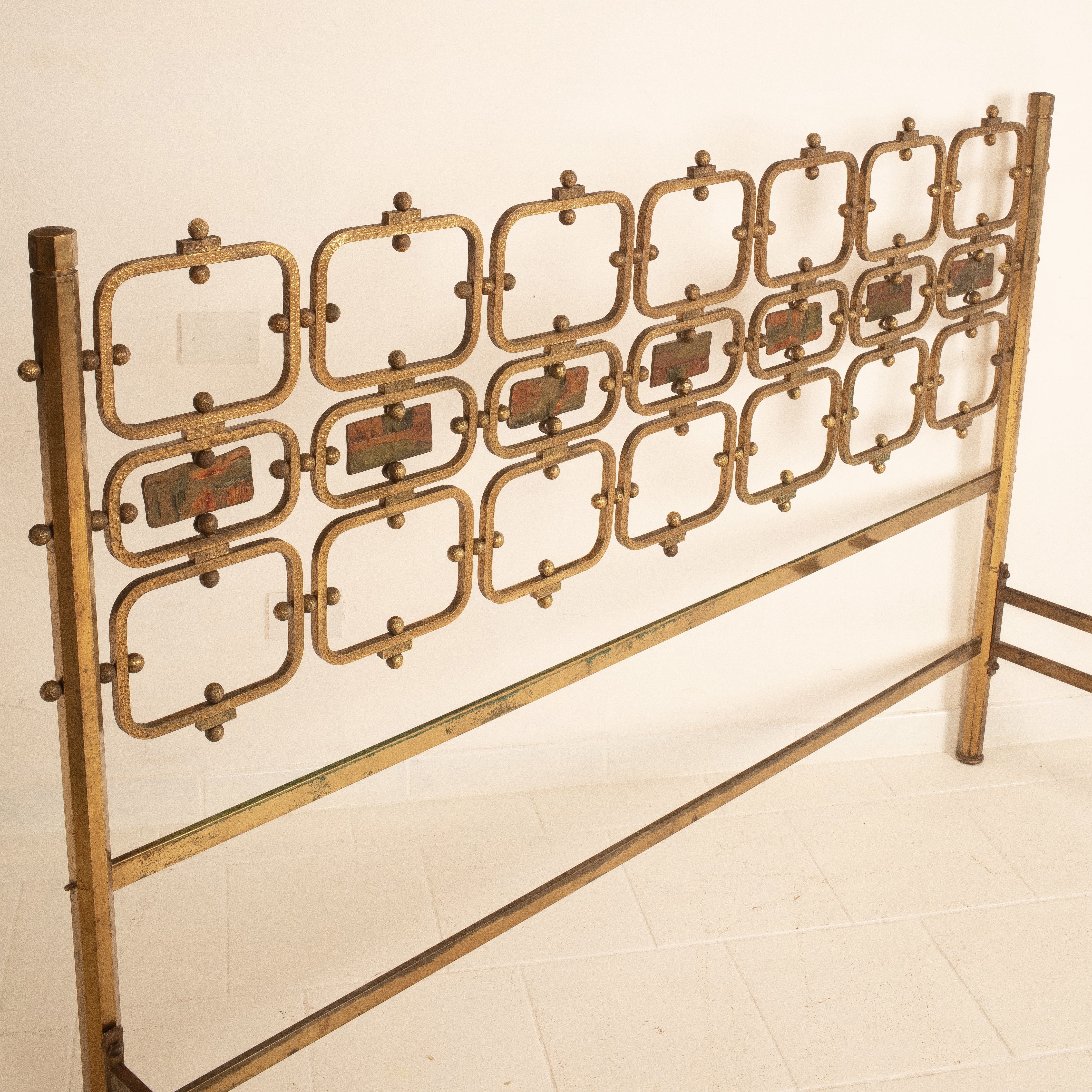 Bronze bed by Osvaldo Borsani for Atelier Borsani Varedo