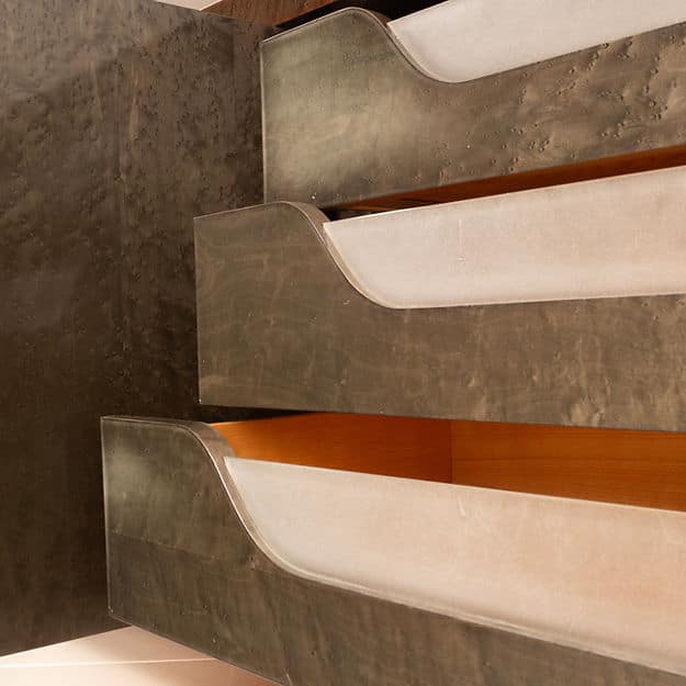 "Moonlight" sideboard by Luciano Frigerio for Frigerio di Desio