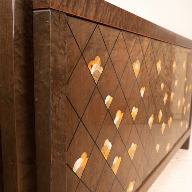 "Moonlight" sideboard by Luciano Frigerio for Frigerio di Desio