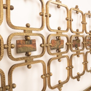 Bronze bed by Osvaldo Borsani for Atelier Borsani Varedo