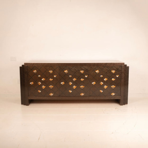 "Moonlight" sideboard by Luciano Frigerio for Frigerio di Desio