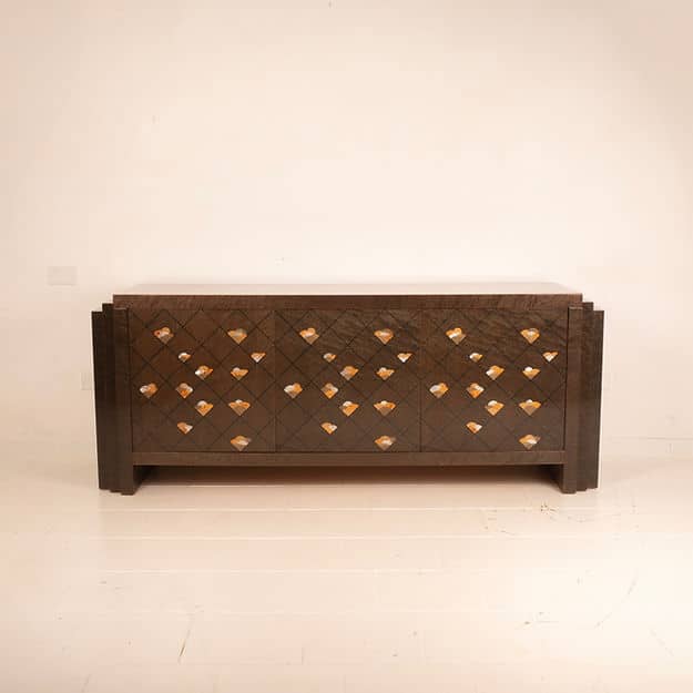 "Moonlight" sideboard by Luciano Frigerio for Frigerio di Desio