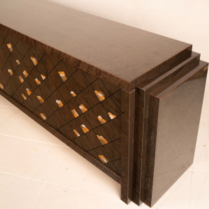 "Moonlight" sideboard by Luciano Frigerio for Frigerio di Desio
