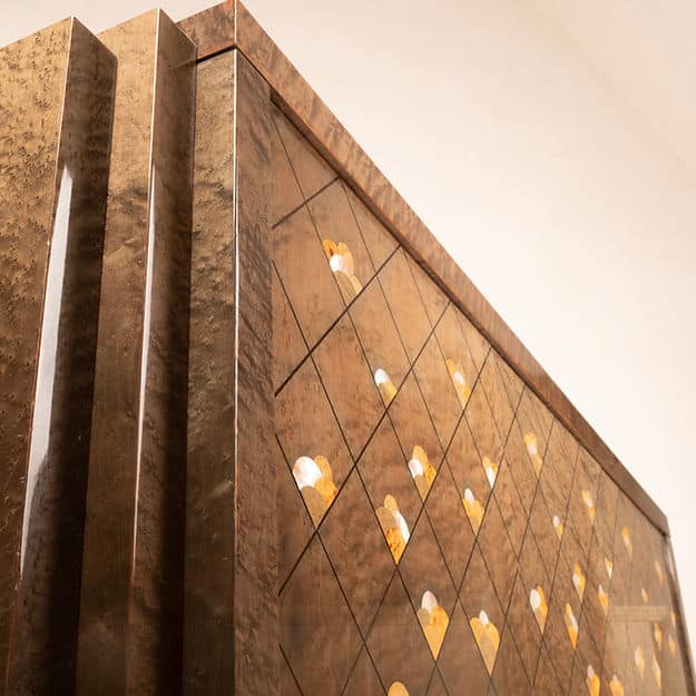 "Moonlight" sideboard by Luciano Frigerio for Frigerio di Desio