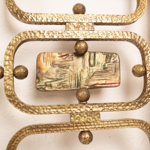 Bronze bed by Osvaldo Borsani for Atelier Borsani Varedo