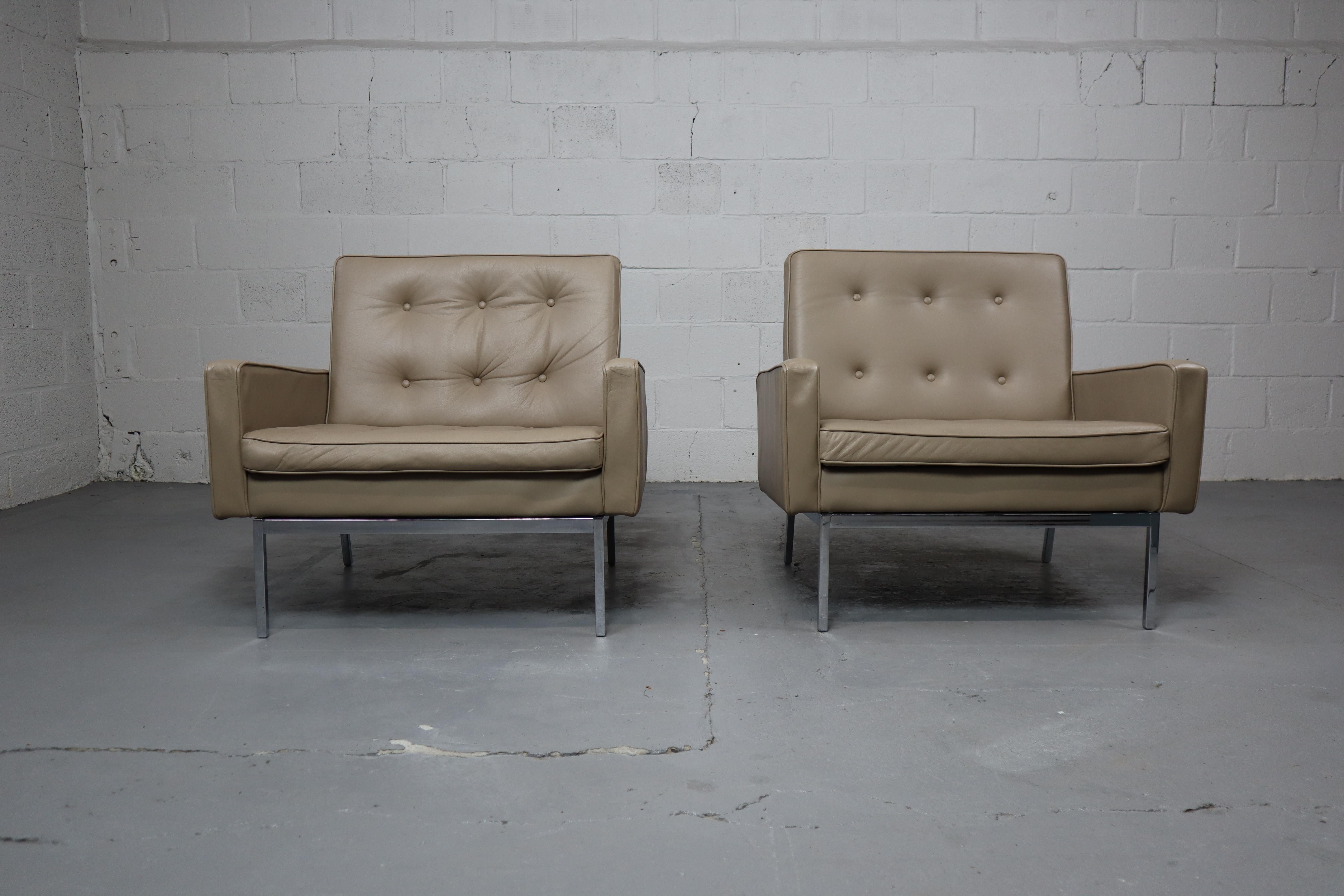Fauteuils de salon Florence Knoll modèle 65a pour Knoll International