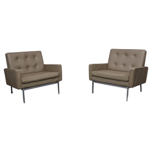 Fauteuils de salon Florence Knoll modèle 65a pour Knoll International