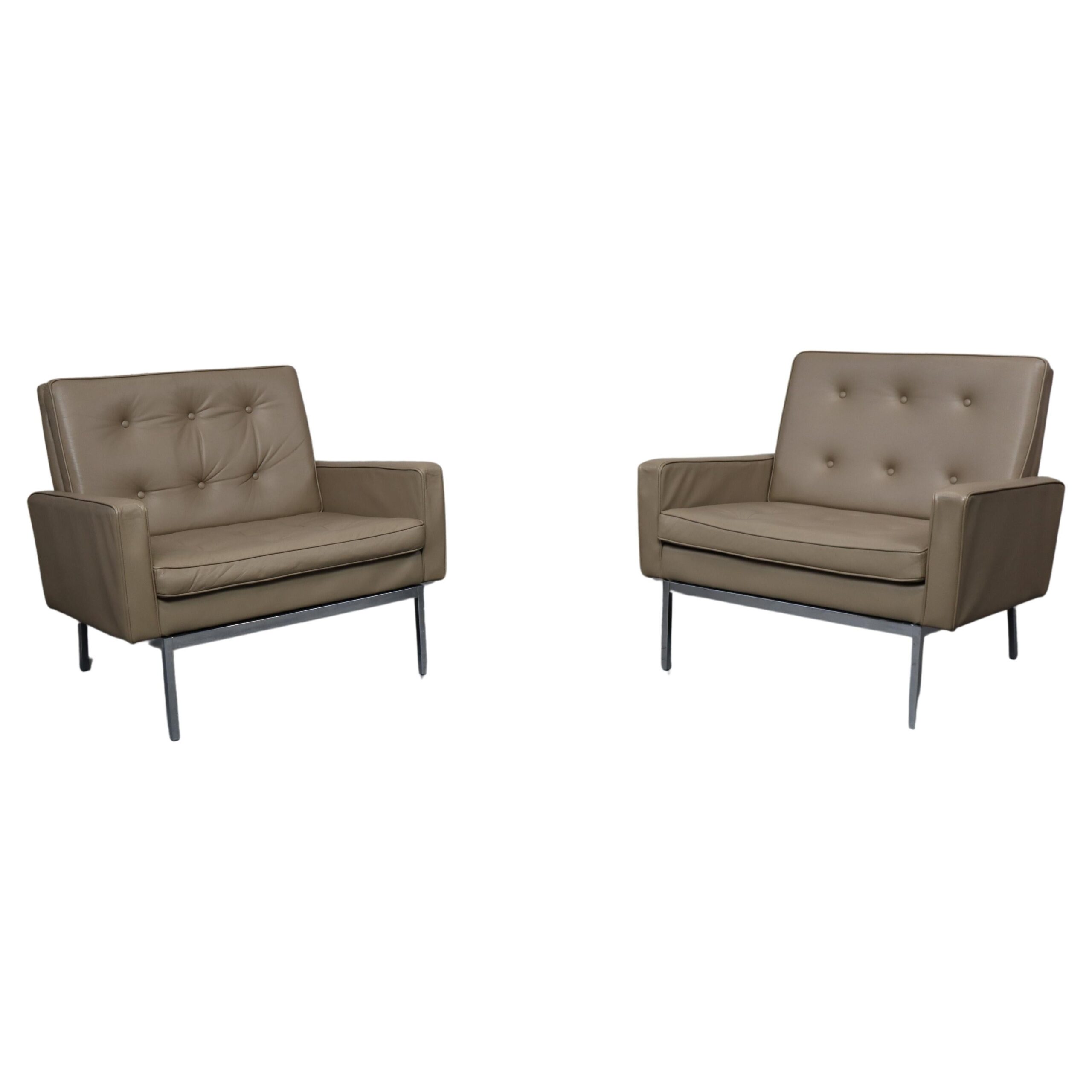 Fauteuils de salon Florence Knoll modèle 65a pour Knoll International