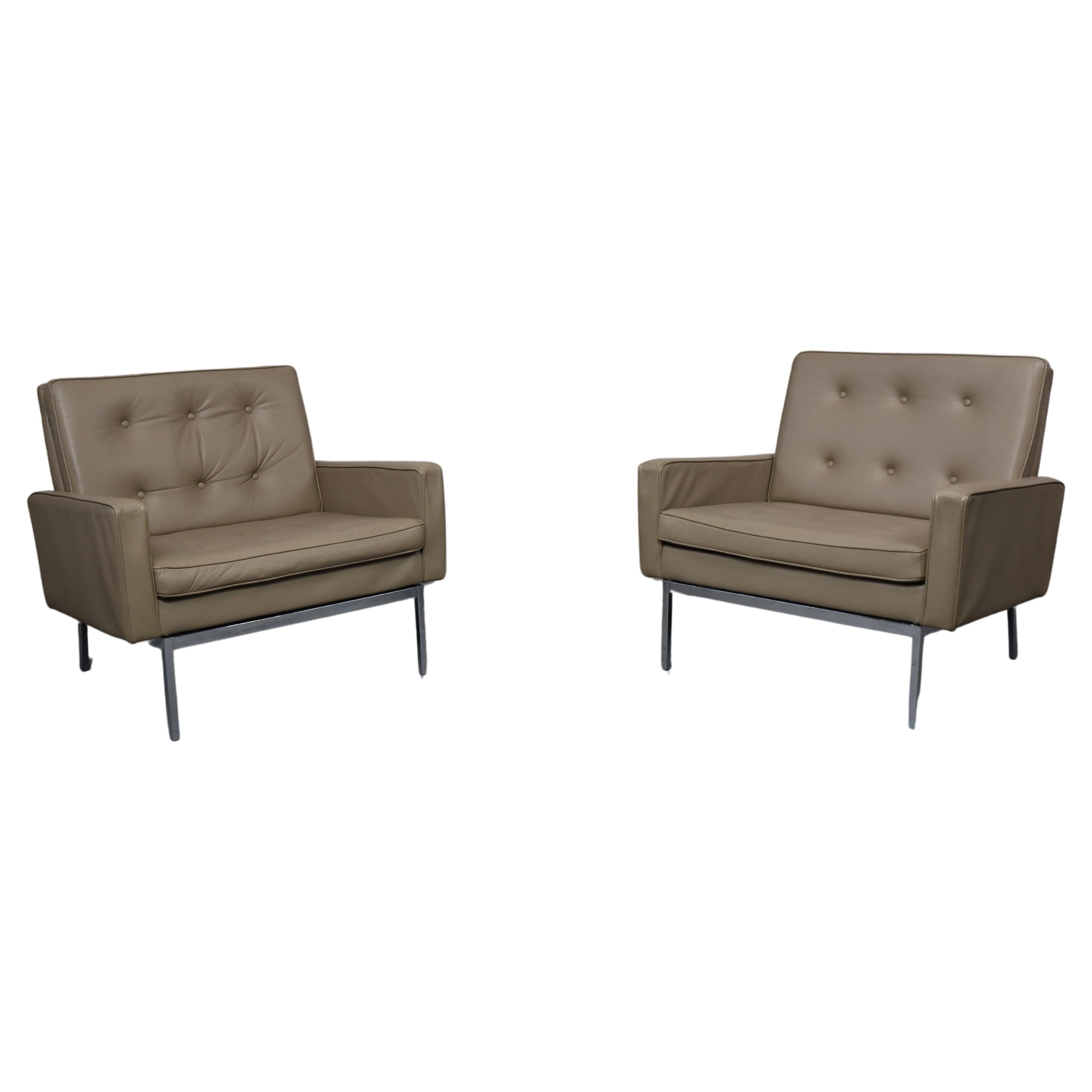 Fauteuils de salon Florence Knoll modèle 65a pour Knoll International