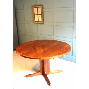 Midcentury Danish D Scan Teak Dining Table