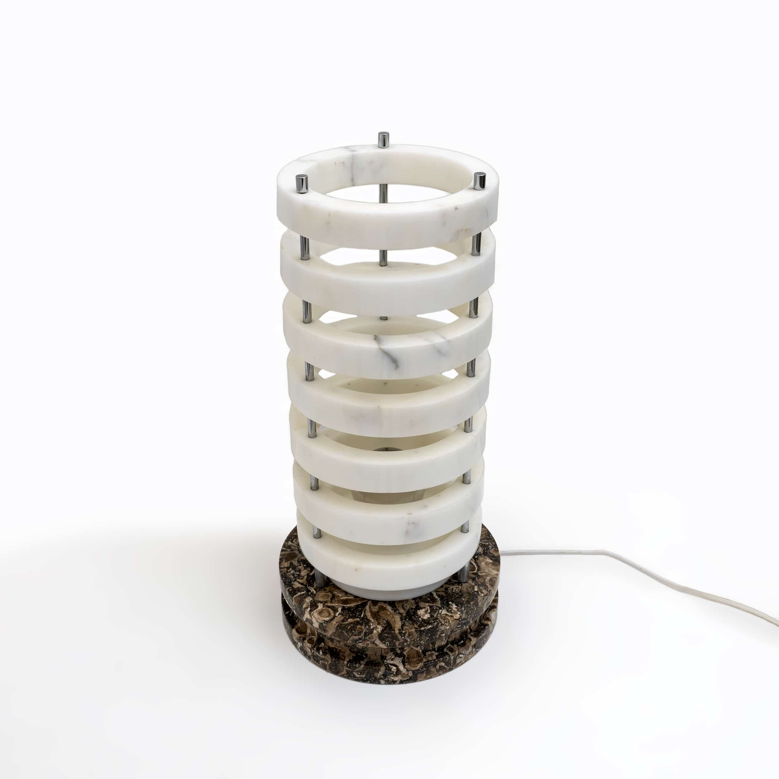 Mid-century Modern Italian Marble Table Lamp, 1960s
