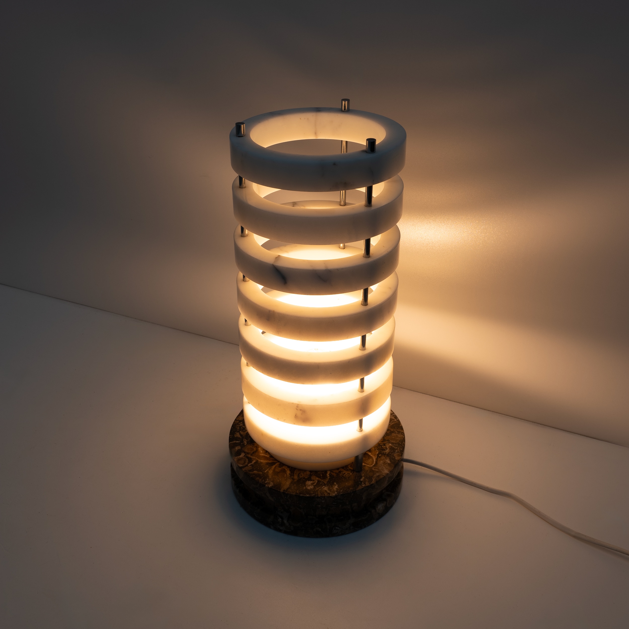 Mid-century Modern Italian Marble Table Lamp, 1960s