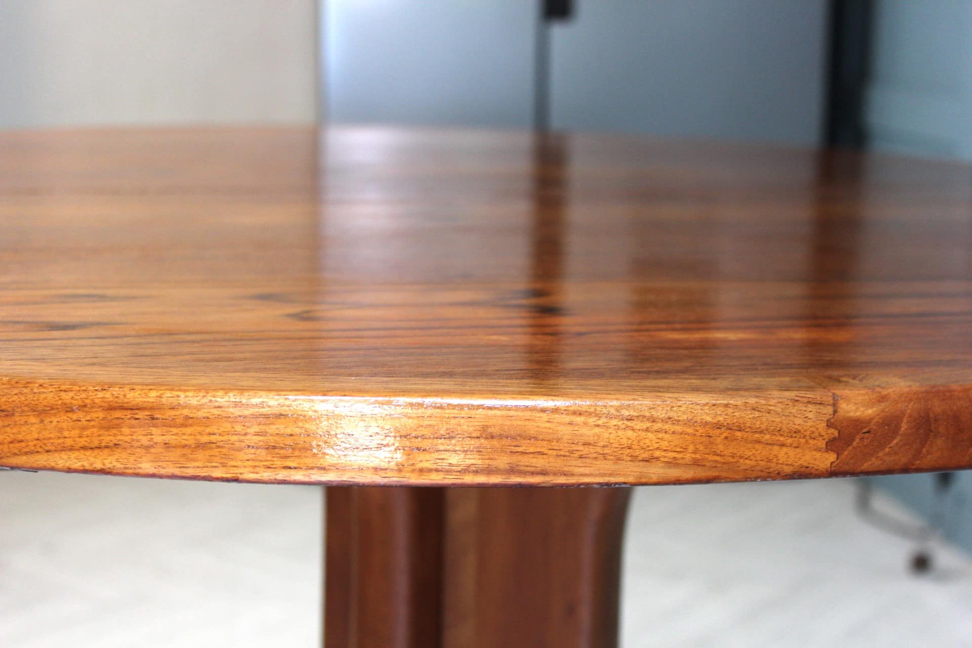 Midcentury Danish D Scan Teak Dining Table