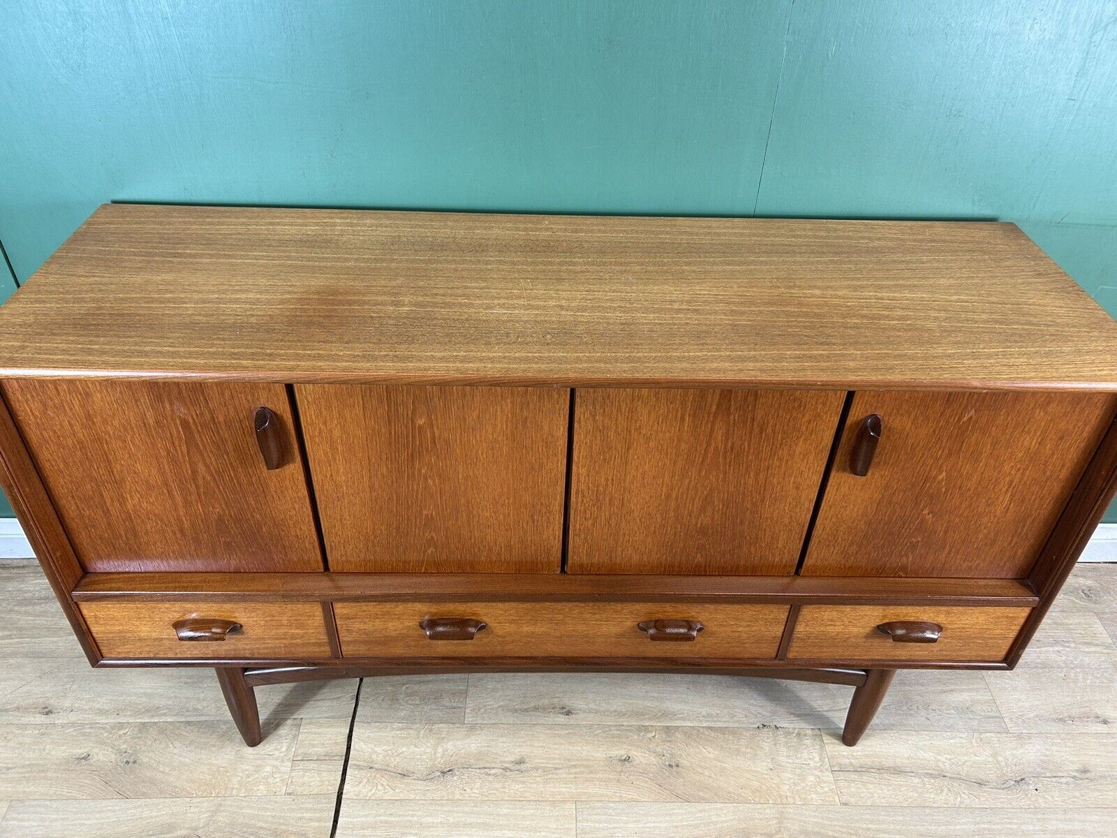Retro Vintage Mid Century Teak G Plan Brasilia Sideboard-Courier