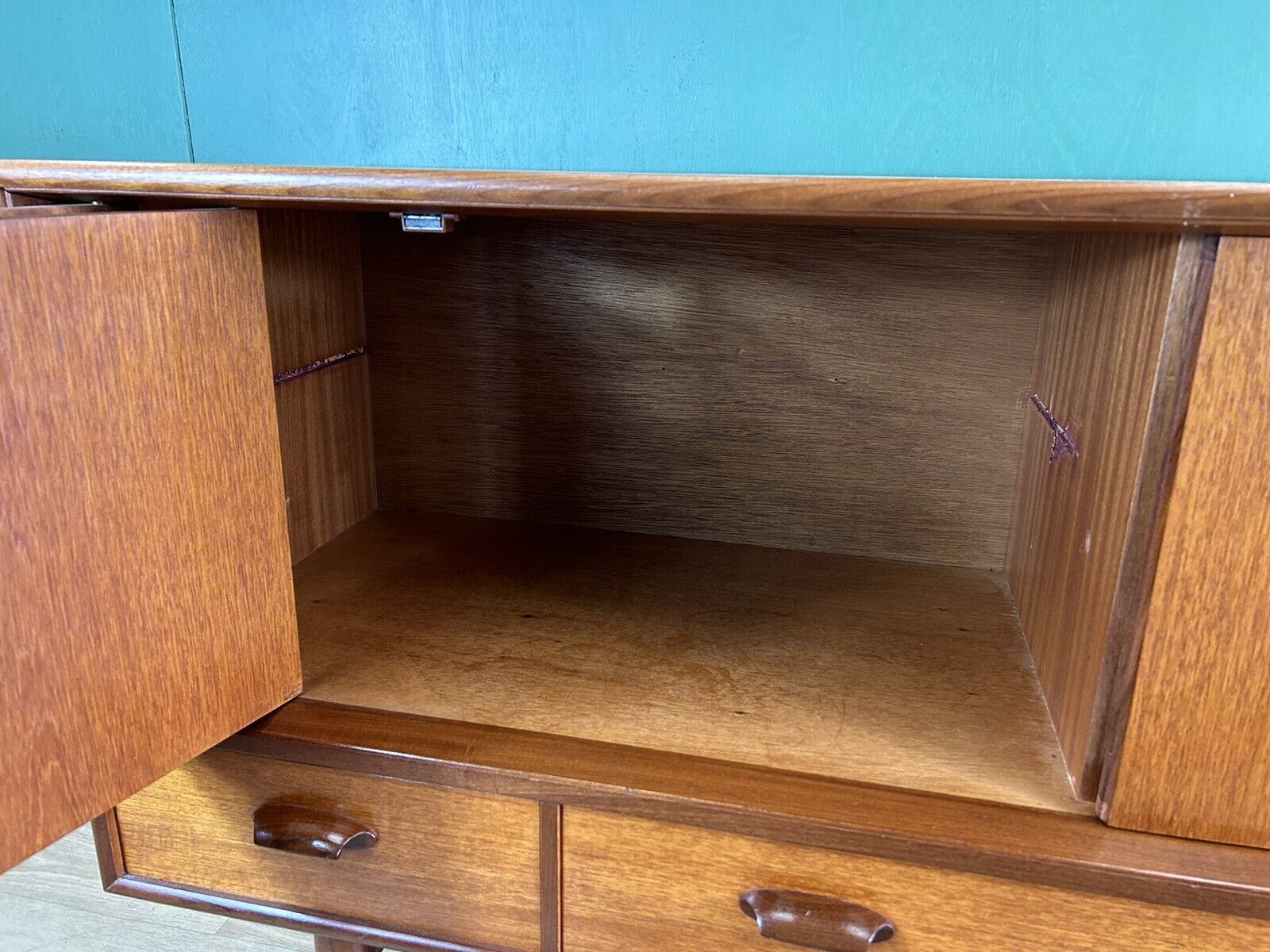 Retro Vintage Mid Century Teak G Plan Brasilia Sideboard-Courier