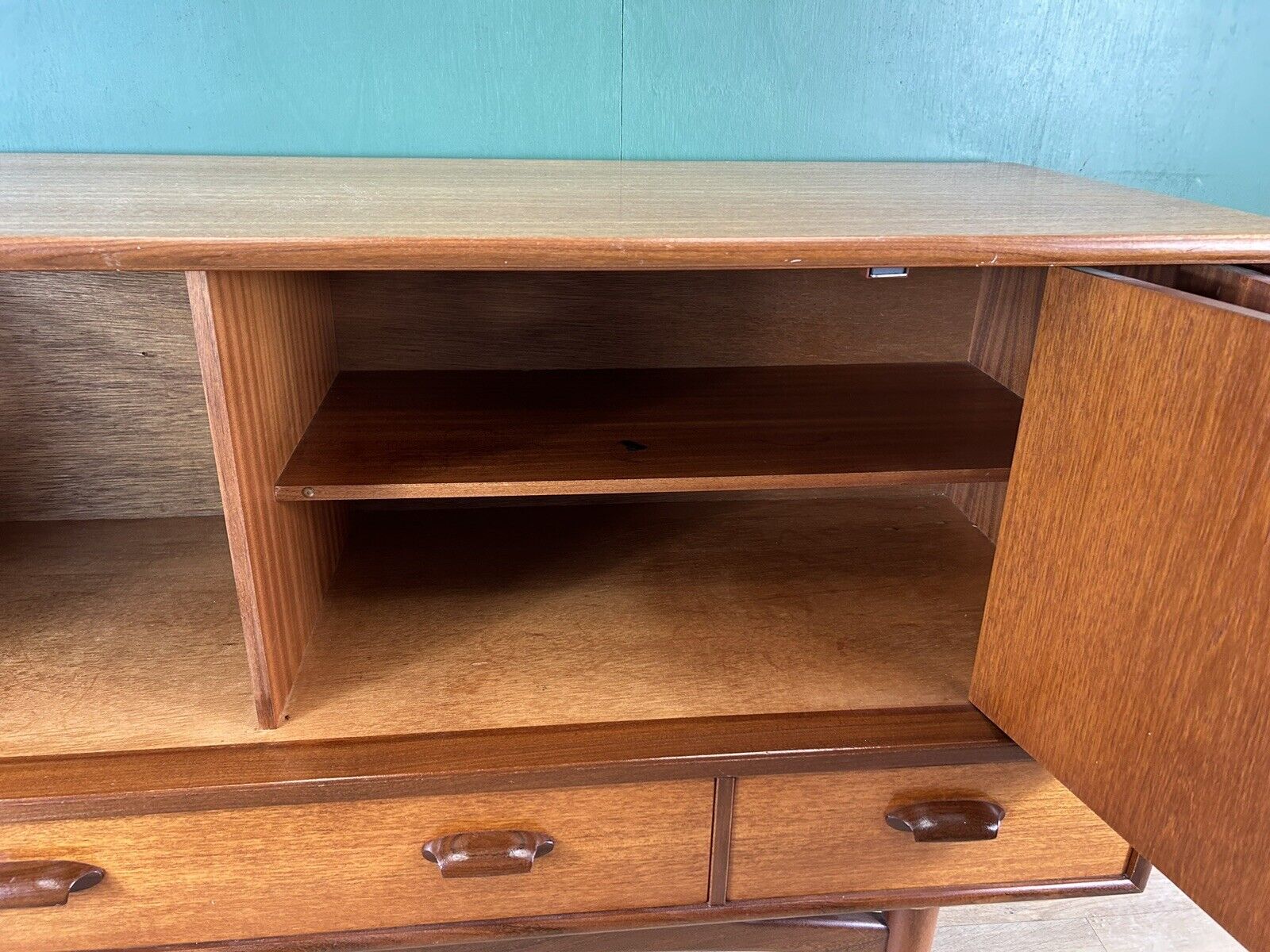 Retro Vintage Mid Century Teak G Plan Brasilia Sideboard-Courier