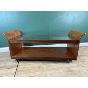 Retro Vintage Mid Century Teak G Plan Tulip Coffee Table-courier