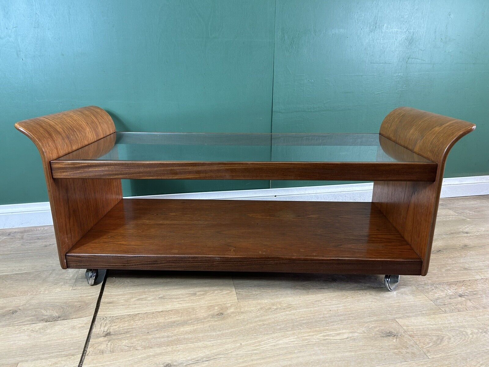 Retro Vintage Mid Century Teak G Plan Tulip Coffee Table-courier