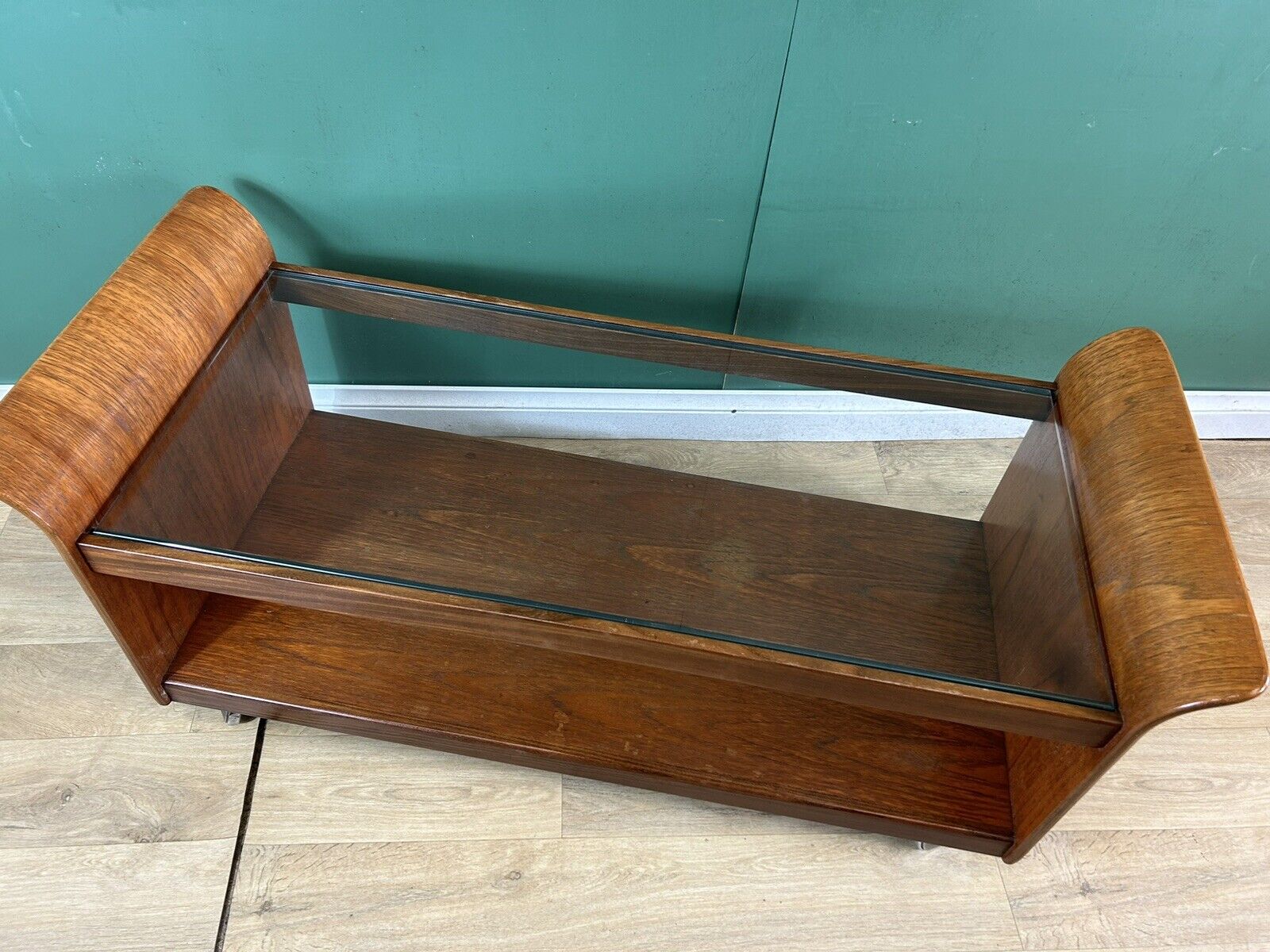 Retro Vintage Mid Century Teak G Plan Tulip Coffee Table-courier
