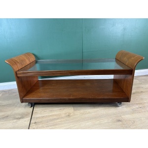 Retro Vintage Mid Century Teak G Plan Tulip Coffee Table-courier