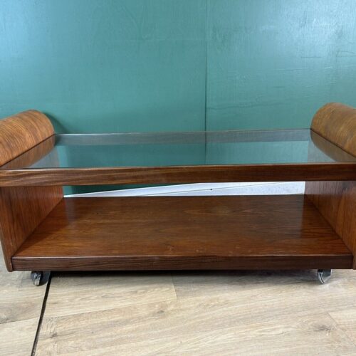 Retro Vintage Mid Century Teak G Plan Tulip Coffee Table-courier