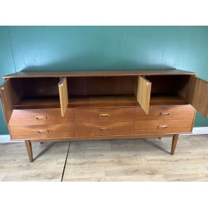 Retro Vintage Mid Century Teak Sideboard By Portwood Furniture-Courier