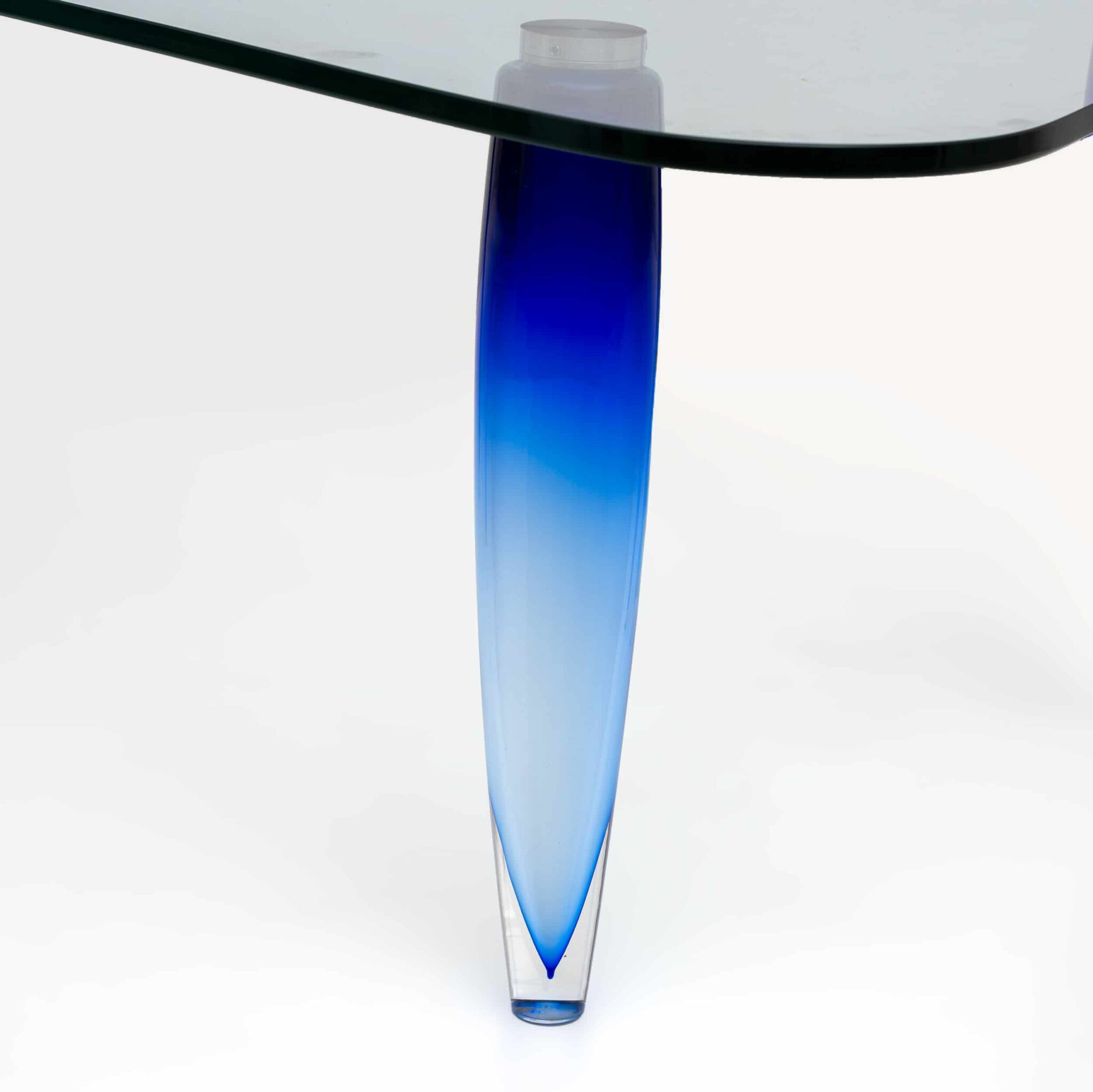 Produced by Seguso Modern Murano Glass Coffee Table for Roche Bobois, 1990s