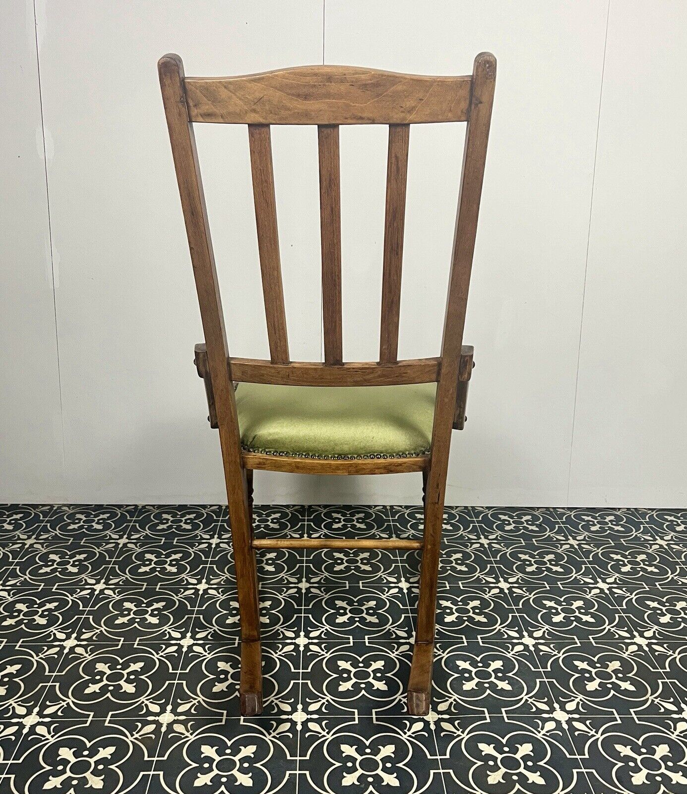 Victorian Oak Rocking Chair, Antique Wooden Furniture, Period Home, Interior