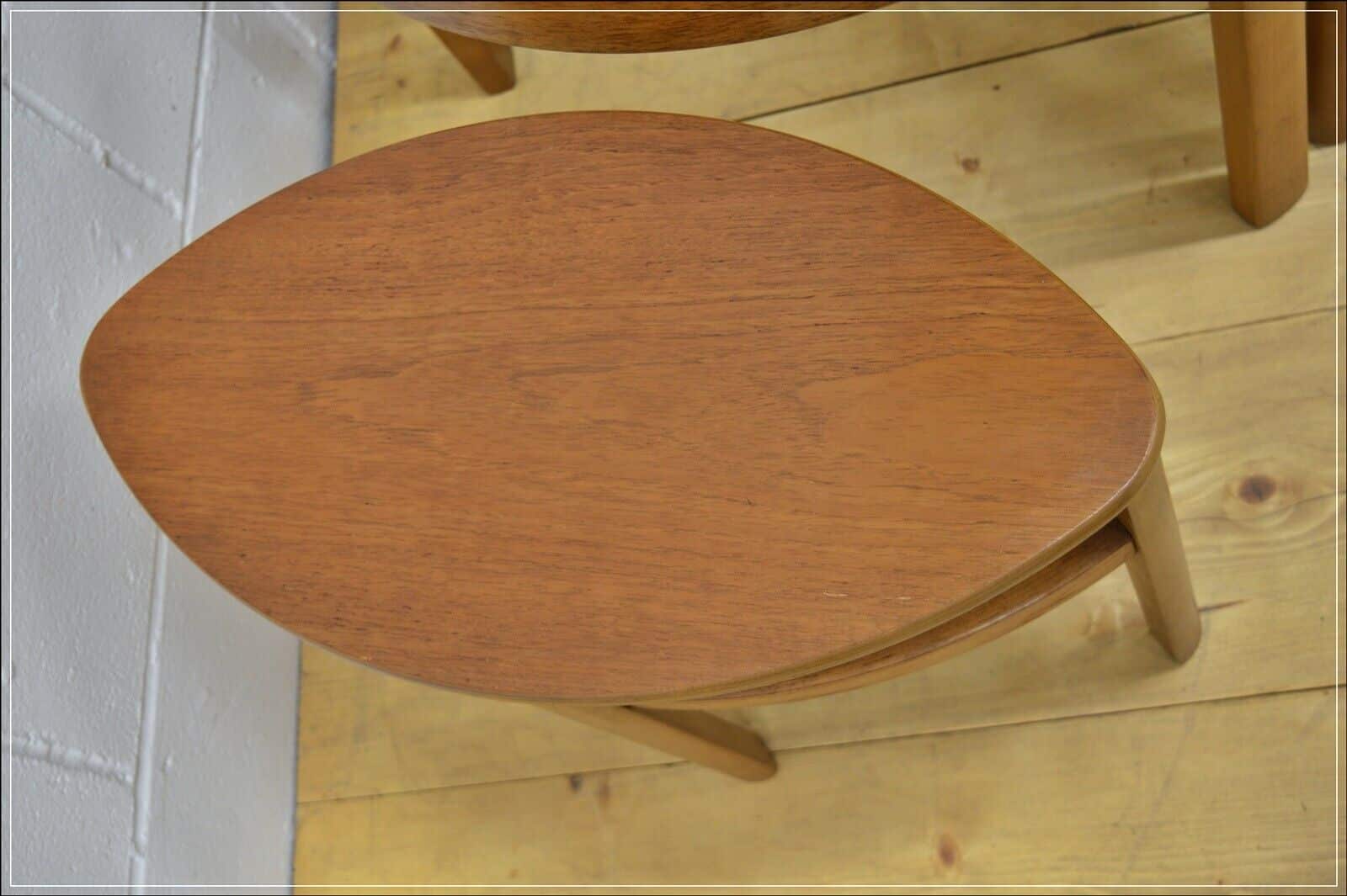 vintage coffee table teak Nathan nest of tables mid century danish DELIVERY