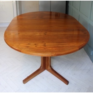 Midcentury Danish D Scan Teak Dining Table