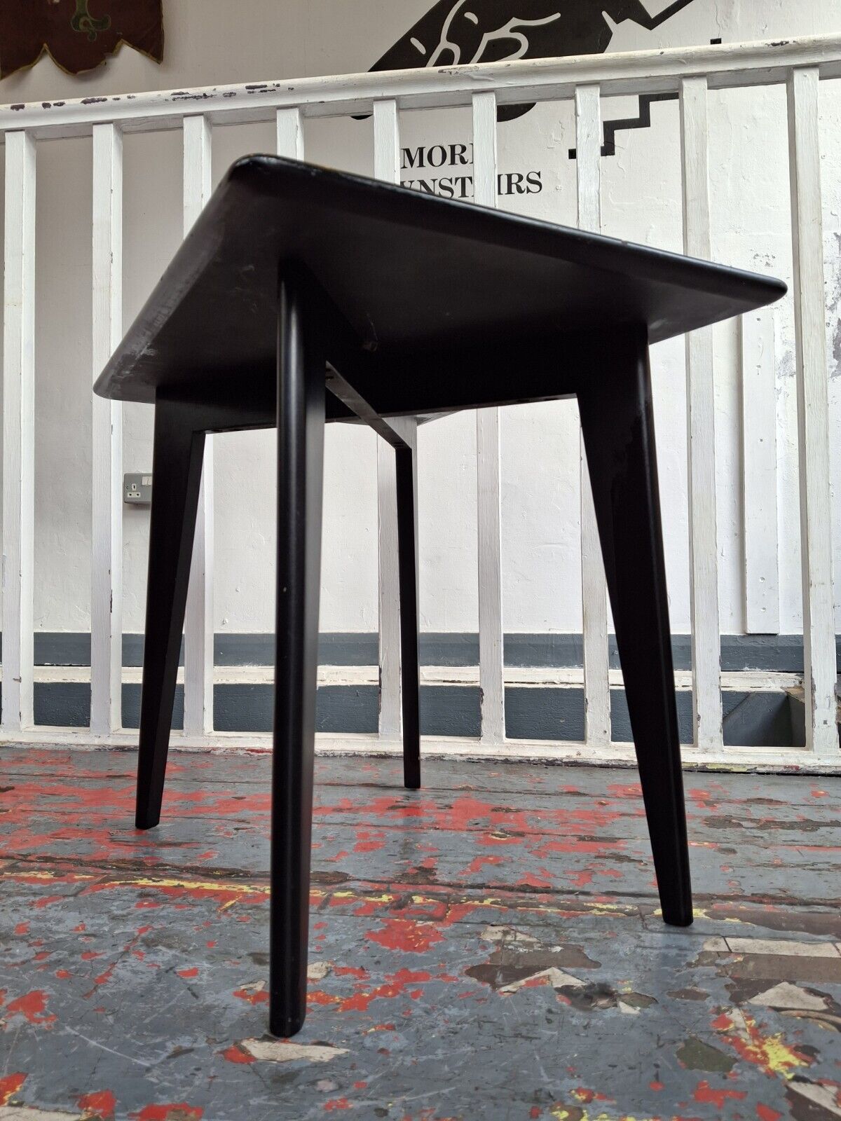 1960s Lacquered & Ebonised Swedish Coffee Table. Vintage/Retro/Mid Century