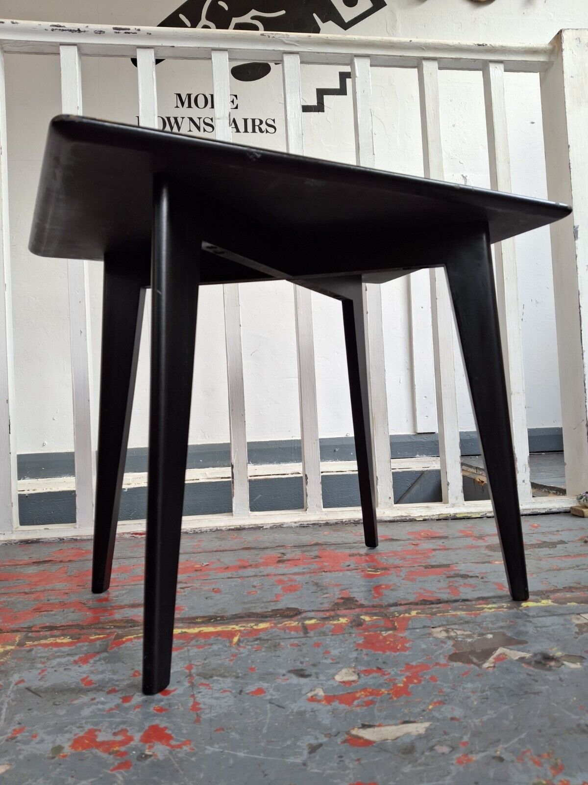 1960s Lacquered & Ebonised Swedish Coffee Table. Vintage/Retro/Mid Century