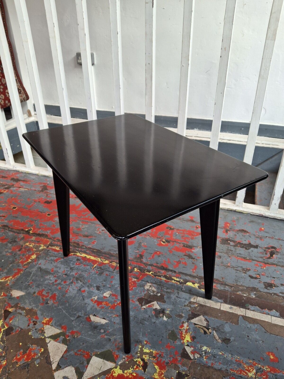 1960s Lacquered & Ebonised Swedish Coffee Table. Vintage/Retro/Mid Century